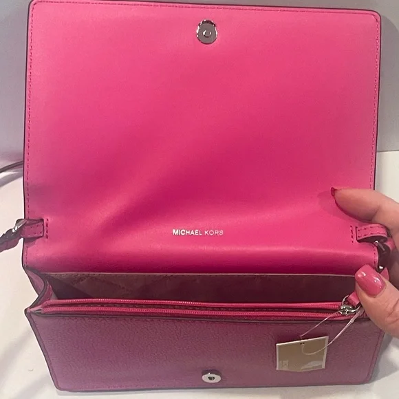 Michael Kors Jet Set Medium Flap Crossbody Bag - Picture 4 of 5